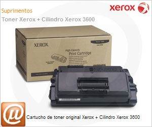 106R01371NO - Cartucho de toner original Xerox + Cilindro Xerox 3600