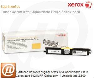 106R01476NO - Cartucho de toner original Xerox Alta Capacidade Preto Xerox para 6121MFP Caixa com 1 Unidade at 2.500 pginas