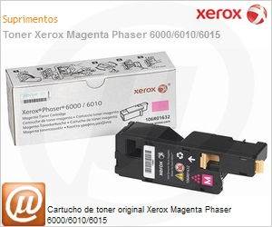 106R01632-NO - Cartucho de toner original Xerox Magenta Phaser 6000/6010/6015