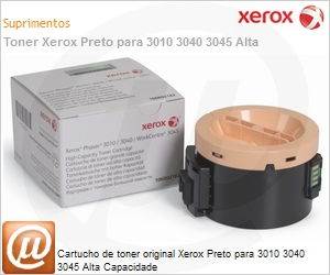 106R02182 - Cartucho de toner original Xerox Preto para 3010 3040 3045 Alta Capacidade