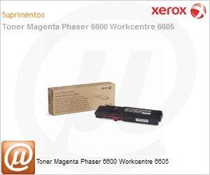 106R02234-NO - Toner Magenta Phaser 6600 Workcentre 6605