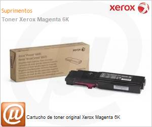 106R02234NO - Cartucho de toner original Xerox Magenta 6K