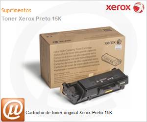 106R03623NO - Cartucho de toner original Xerox Preto 15K
