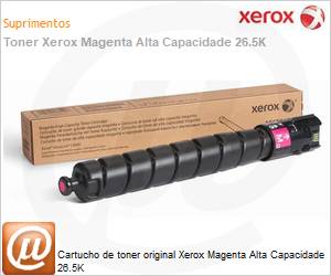 106R04083NO - Cartucho de toner original Xerox Magenta Alta Capacidade 26.5K 