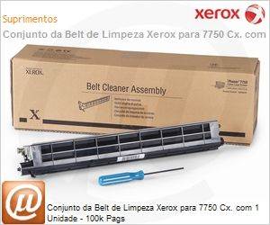 108R00580NO - Conjunto da Belt de Limpeza Xerox para 7750 Cx. com 1 Unidade - 100k Pags