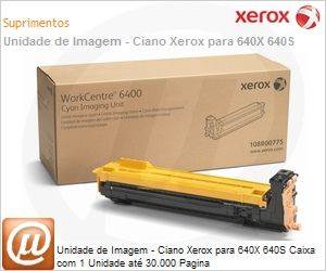 108R00775NO - Unidade de Imagem - Ciano Xerox para 640X 640S Caixa com 1 Unidade at 30.000 Pagina