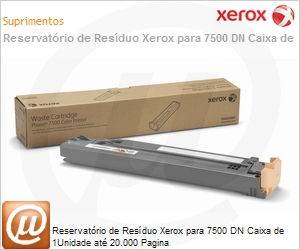 108R00865NO - Reservatrio de Resduo Xerox para 7500 DN Caixa de 1Unidade at 20.000 Pagina