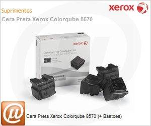 108R00940-NO - Cera Preta Xerox Colorqube 8570 (4 Bastoes)