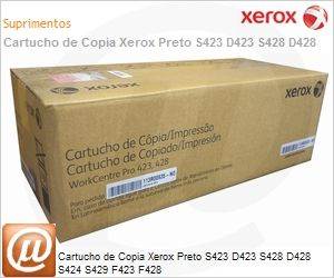 113R00635-NO - Cartucho de Copia Xerox Preto S423 D423 S428 D428 S424 S429 F423 F428