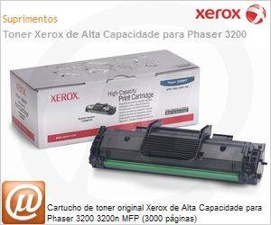 113R00730 - Cartucho de toner original Xerox de Alta Capacidade para Phaser 3200 3200n MFP (3000 pginas)