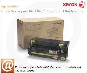 115R00059NO - Fusor Xerox para 640X 640S Caixa com 1 Unidade at 150.000 Pagina