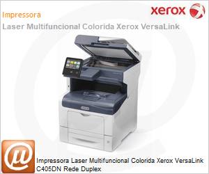 C405DNMONO - Impressora Laser Multifuncional Colorida Xerox VersaLink C405DN Rede Duplex