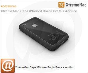 99-0000-1392-2 - XtremeMac Capa iPhone4 Borda Preta + Acrlico