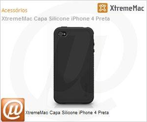 99-0000-1417-7 - XtremeMac Capa Silicone iPhone 4 Preta