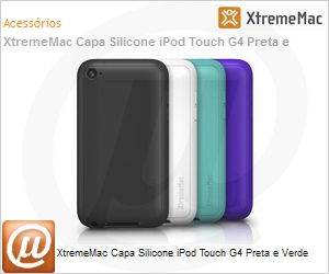99-0000-1471-4 - XtremeMac Capa Silicone iPod Touch G4 Preta e Verde
