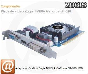 ZOGT610-1GD3H - Adaptador Grfico Zogis NVIDIA GeForce GT-610 1GB