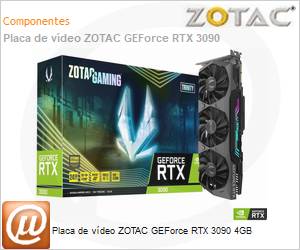 ZT-A30900J-10P - Placa de vdeo ZOTAC GEForce RTX 3090 4GB