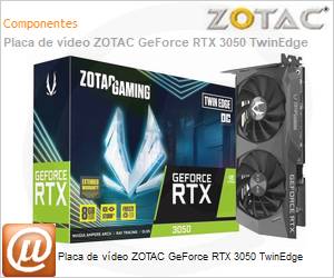 ZTA30500H10M - Placa de vdeo ZOTAC NVidia GEForce RTX 3050 TwinEdge
