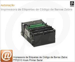 01971-000 - Impressora de Etiquetas de Cdigo de Barras Zebra TTP2010 Kiosk Printer Serial