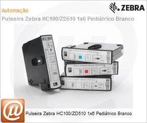 10006998K - Pulseira Zebra de Polipropileno Branco Beb