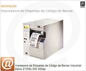10500-3001-0000 - Impressora de Etiquetas de Cdigo de Barras Industrial Zebra Z105SL/300 300dpi