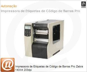 140-801-00000 - Impressora de Etiquetas de Cdigo de Barras Pro Zebra 140Xi4 203dpi