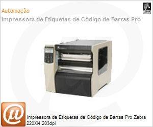 220-801-00000 - Impressora de Etiquetas de Cdigo de Barras Pro Zebra 220Xi4 203dpi