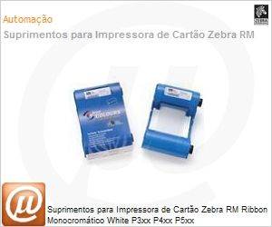 800015-109 - Suprimentos para Impressora de Carto Zebra RM Ribbon Monocromtico White P3xx P4xx P5xx