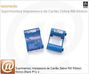 800015-901 - Suprimentos Impressora de Carto Zebra RM Ribbon Monoc.Black P1x x