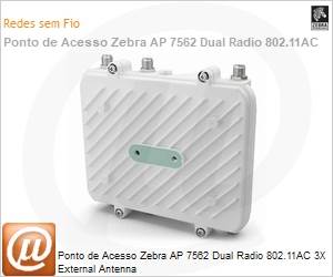 AP-7562-67040-WR - Ponto de Acesso ZebraAP 7562 Dual Radio 802.11AC 3X External Antenna