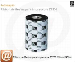 BR04800BK11045 - Ribbon de Resina para impressora ZT230 110mmX450m