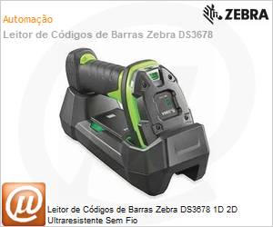 DS3678-ER3U42A2SVW - Leitor de Cdigos de Barras Zebra DS3678 1D 2D Ultraresistente Sem Fio