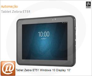 ET51AT-W12E - Tablet Zebra ET51 Windows 10 Display 10"
