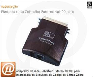 G47490 - Adaptador de rede ZebraNet Externo 10/100 para Impressora de Etiquetas de Cdigo de Barras Zebra