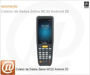 MC220J-2A3S2RW - Coletor de dados Zebra MC22 Android 2D 