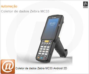 MC330L-GE4EG4RW - Coletor de dados Zebra MC33 Android 2D 