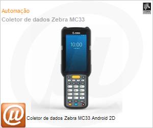MC330M-GJ4HG2RW - Coletor de dados Zebra MC33 Android 2D
