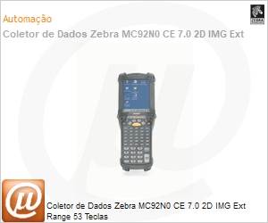 MC92N0-GP0SYEYA6WR - Coletor de Dados ZebraMC92N0 CE 7.0 2D IMG Ext Range 53 Teclas