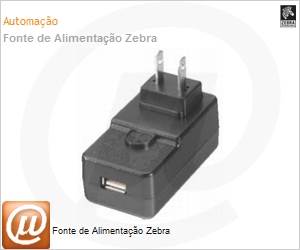PWR-WUA5V12W0BR - Fonte de alimentao Zebra PWR-WUA5V12W0BR