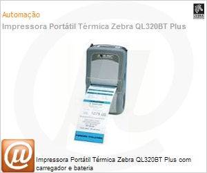 Q3D-LUBAL000-L2 - Impressora Porttil Trmica Zebra QL320BT Plus com carregador e bateria