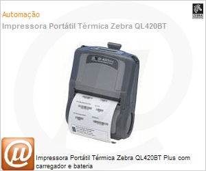 Q4D-LUBAL000-L2 - Impressora Porttil Trmica Zebra QL420BT Plus com carregador e bateria