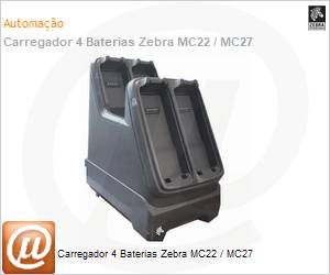 SAC-MC2x-4SCHG-01 - Carregador 4 Baterias Zebra MC22 / MC27 