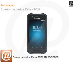 TC210K-01B212-A6 - Coletor de dados Zebra TC21 2D 3GB/32GB 