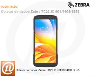 WLMT0-T22B6CBC2-A6 - Coletor de dados Zebra TC22 2D 6GB/64GB SE55 