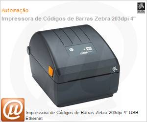 ZD23042-30AC00EZ - Impressora de Etiquetas de Cdigos de Barras Zebra ZD230 203dpi 4" USB Ethernet 