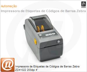 ZD41022-D0AM00EZ - Impressora de Etiquetas de Cdigos de Barras Zebra ZD41022 203dpi 4"