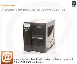 ZM400-2001-0000T - Impressora de Etiquetas de Cdigo de Barras Industrial Zebra ZM400 203dpi Trmica