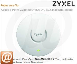 NWA1123-AC-EU0101F - Access Point Zyxel NWA1123-AC 802.11ac Dual Radio Antenas Interna Standalone