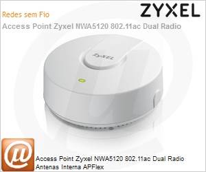 NWA5123-AC-EU0101F - Access Point Zyxel NWA5120 802.11ac Dual Radio Antenas Interna APFlex