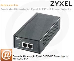 PoE12-HP-EU0102F - Fonte de Alimentao Zyxel PoE12-HP Power Injector 802.3af/at PoE